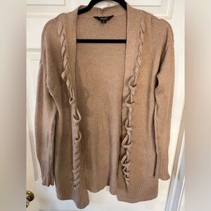 Simply Vera Vera Wang Tan Cardigan Sweater
